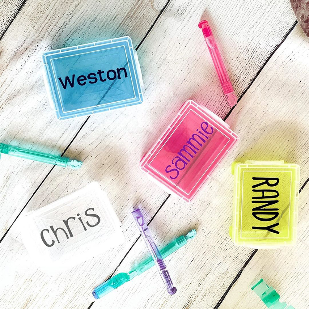 Personalized Kids Name Colourful Crayon Holder