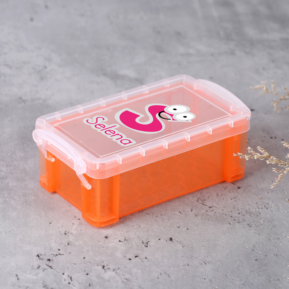 Personalized Original Lovely Monogram Crayon Box