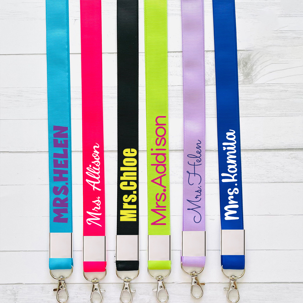 Personalized Teacher Lanyards for School Educators