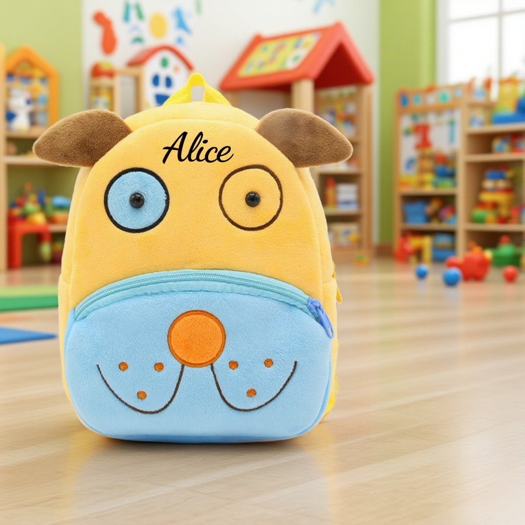 Personalized Cute Puppy Animals Toddler Backpack