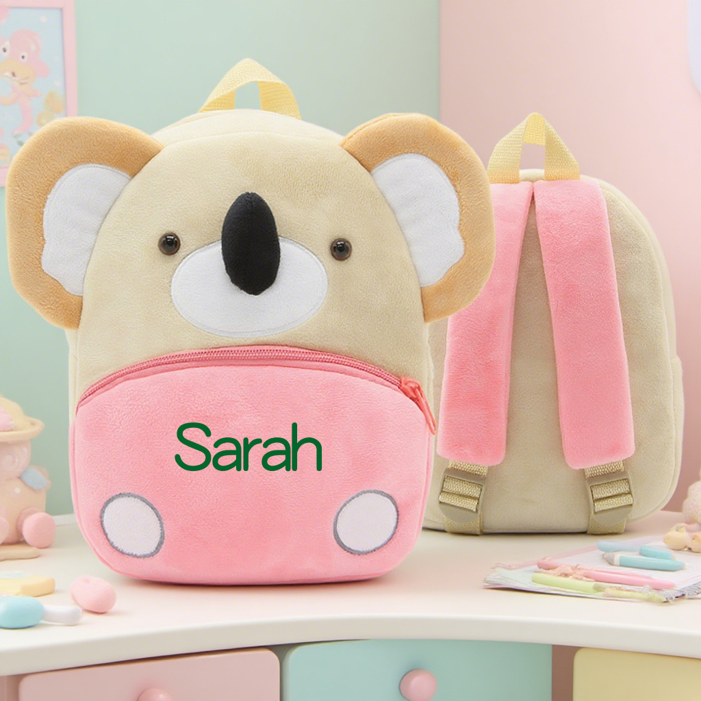 Personalized Cute Koala Animals Toddler Backpack