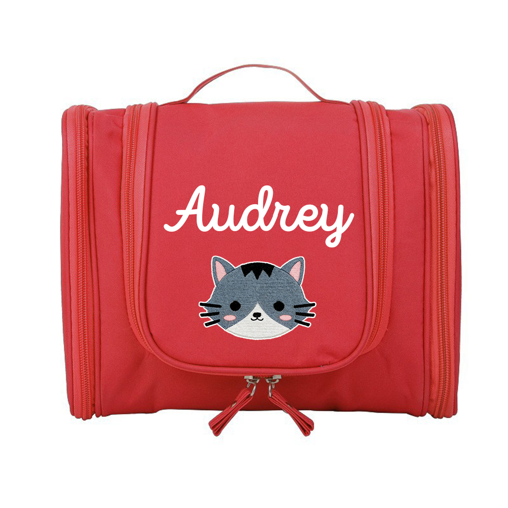 Personalized Cute Cartoon Waterproof Hanging Cosmetic Bag