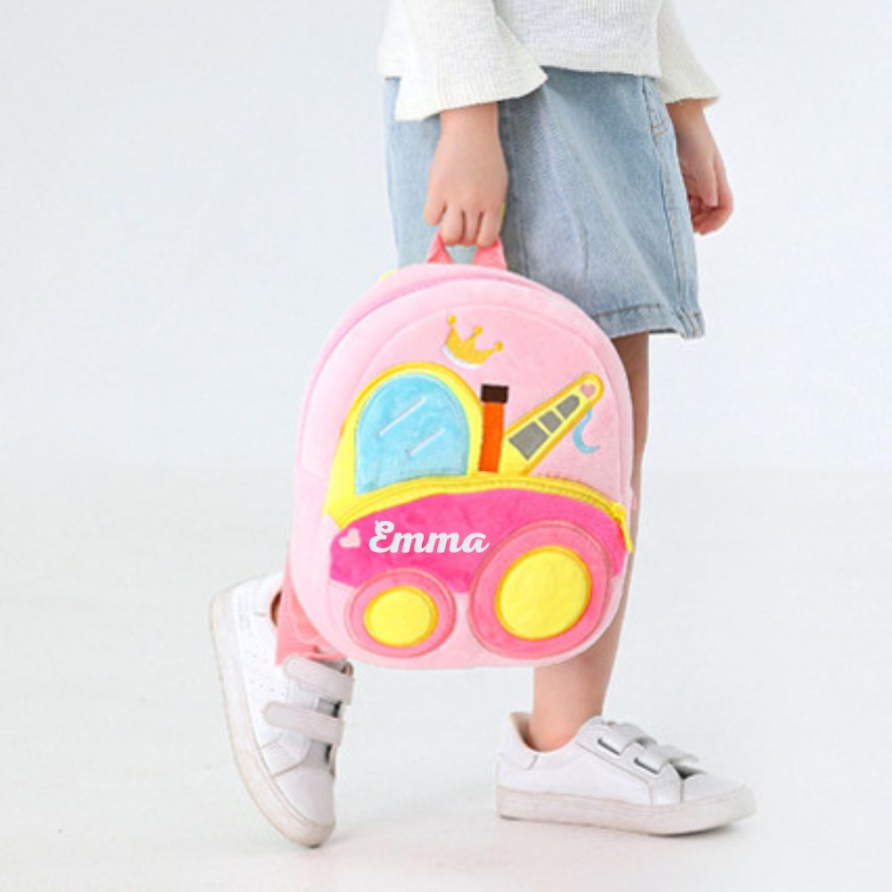 Personalized Kid's Engineering Vehicle series backpack | DGBag01