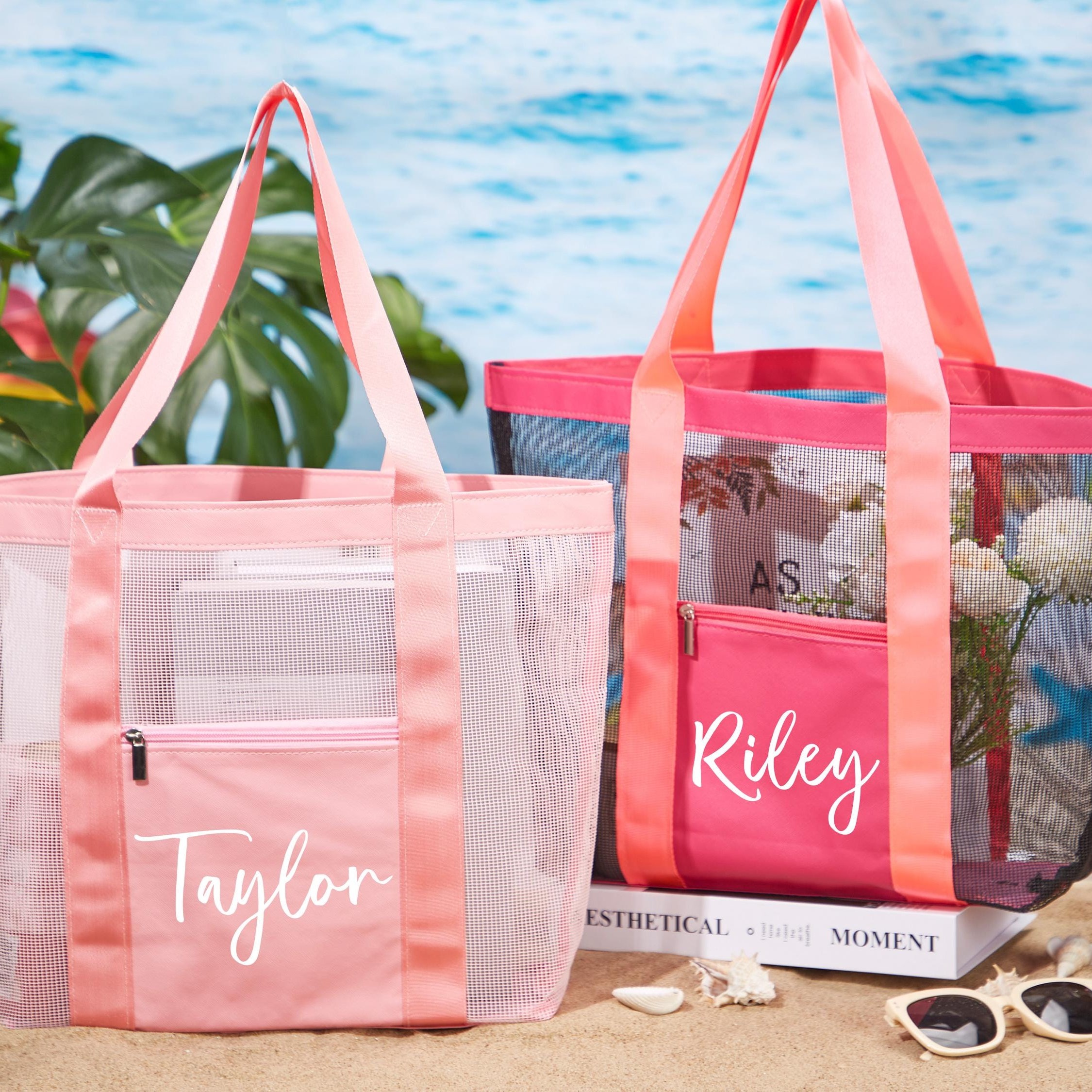Personalized Weekend Beach Tote Bag