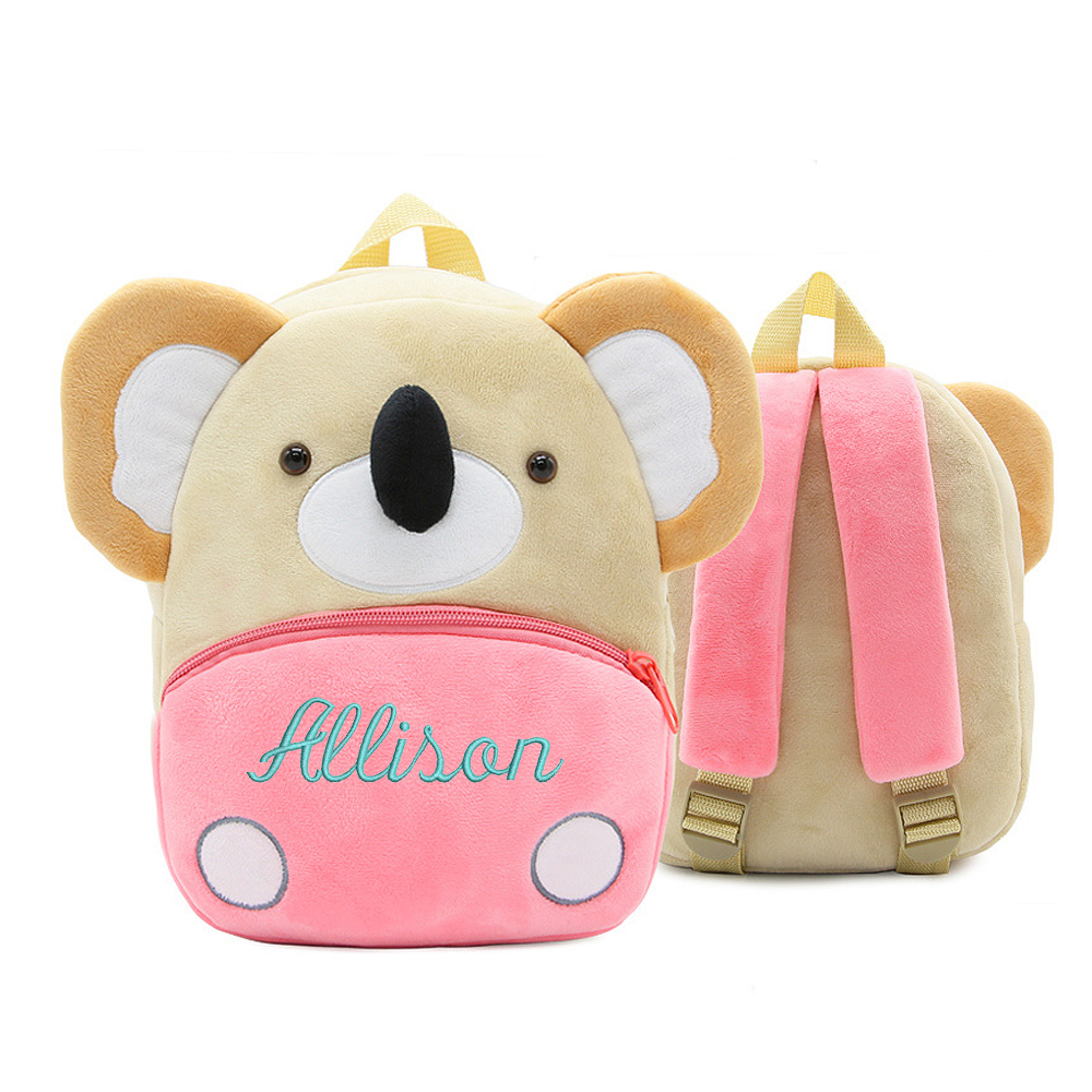 Personalized Embroidery Cartoon Animals Backpack