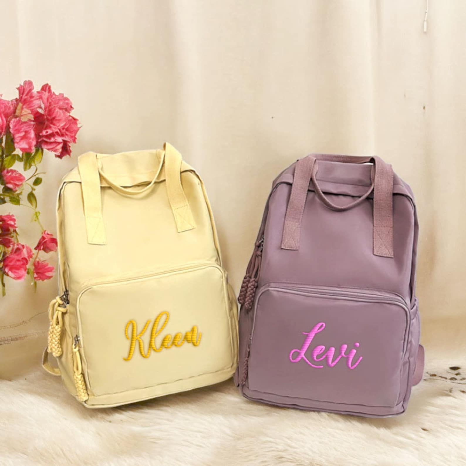 Personalized Embroidery Kid Oxford Fabric Backpack