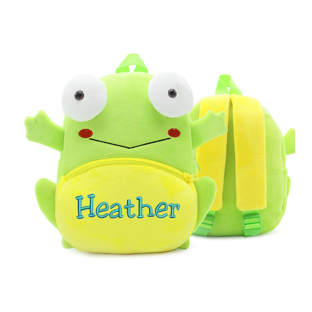 Personalized Embroidery Cartoon Animals Backpack