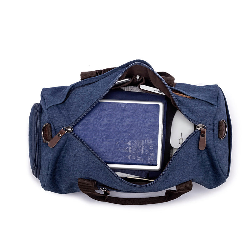 Personalized Embroidered Canvas Duffel Bag