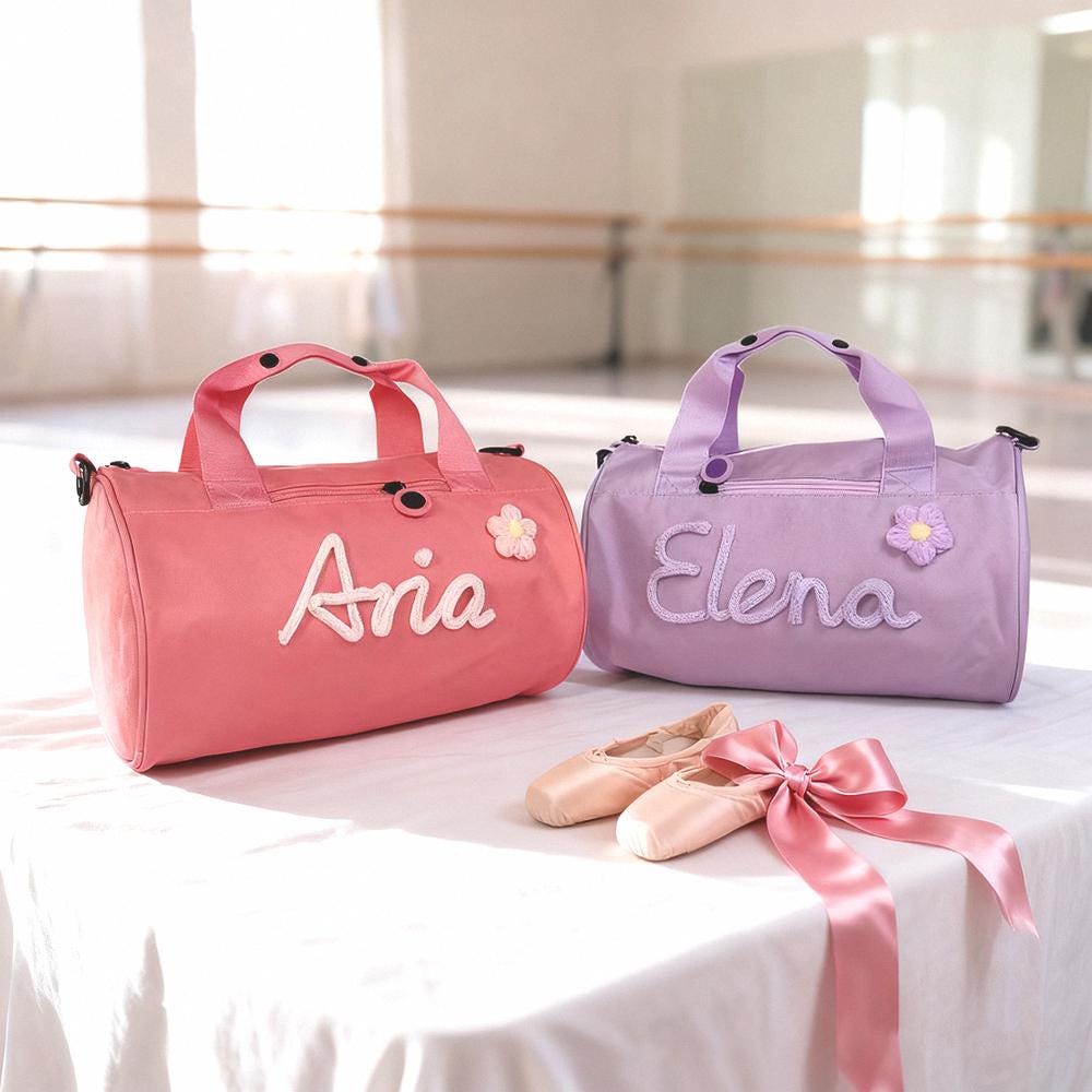 Personalized Hand-embroidery Water Proof Duffle Dance Bag