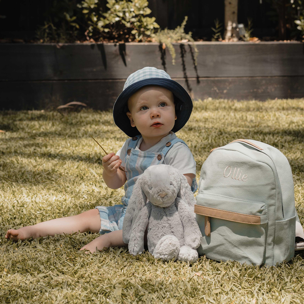 Personalized Embroidery Kids Classic Canvas Backpack