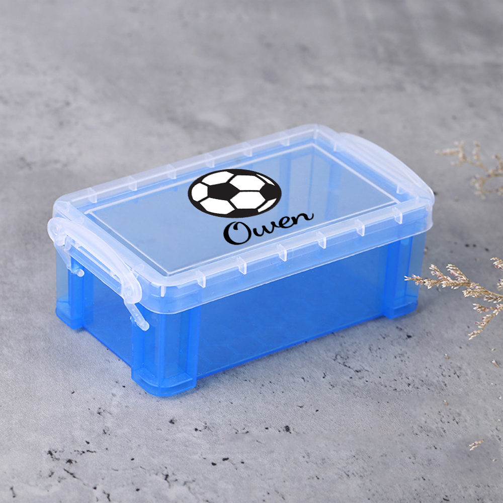 Personalized Kids Back to School Supplies Crayon Holder