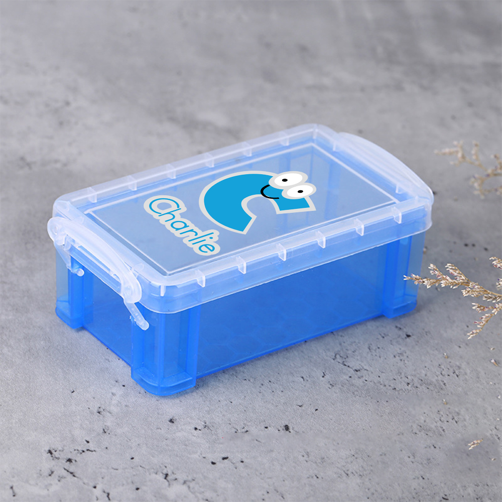 Personalized Original Lovely Monogram Crayon Box