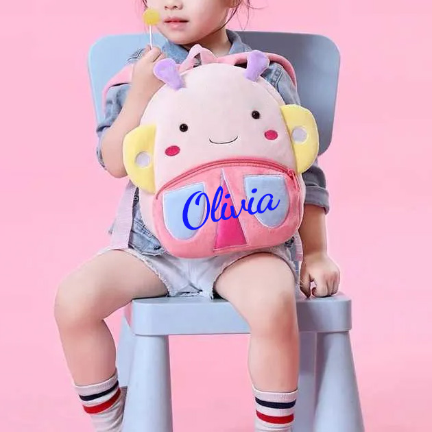 Personalized Cute Butterfly Animals Toddler Backpack