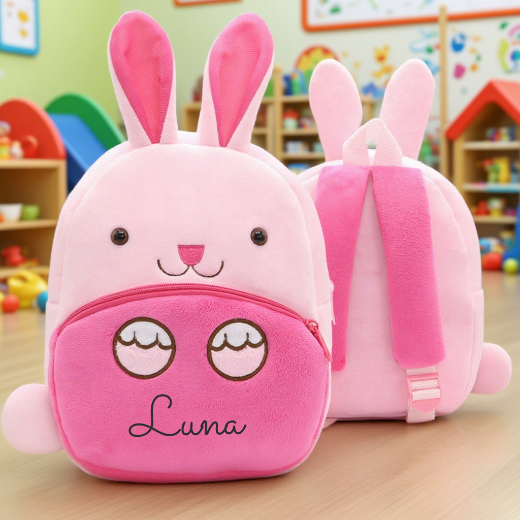 Personalized Cute Rabbit Animals Toddler Backpack