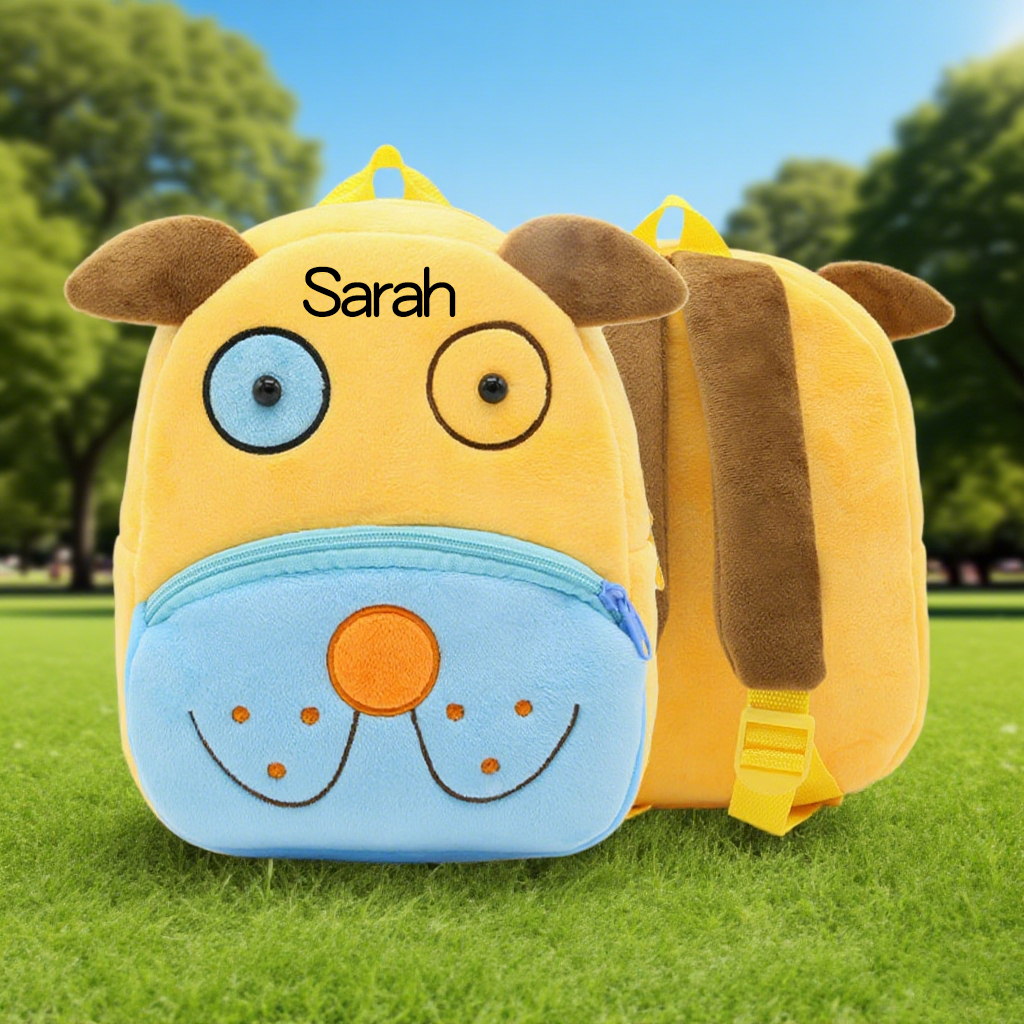 Personalized Cute Puppy Animals Toddler Backpack