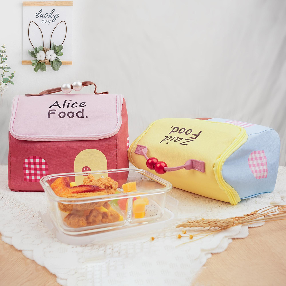 Personalized Cute House Shape Lunch Bag