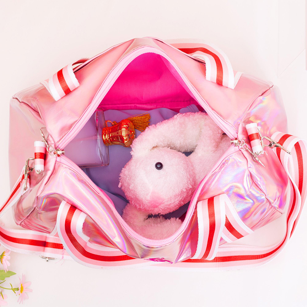 Personalized Sparkly Ballerina Duffel Bag