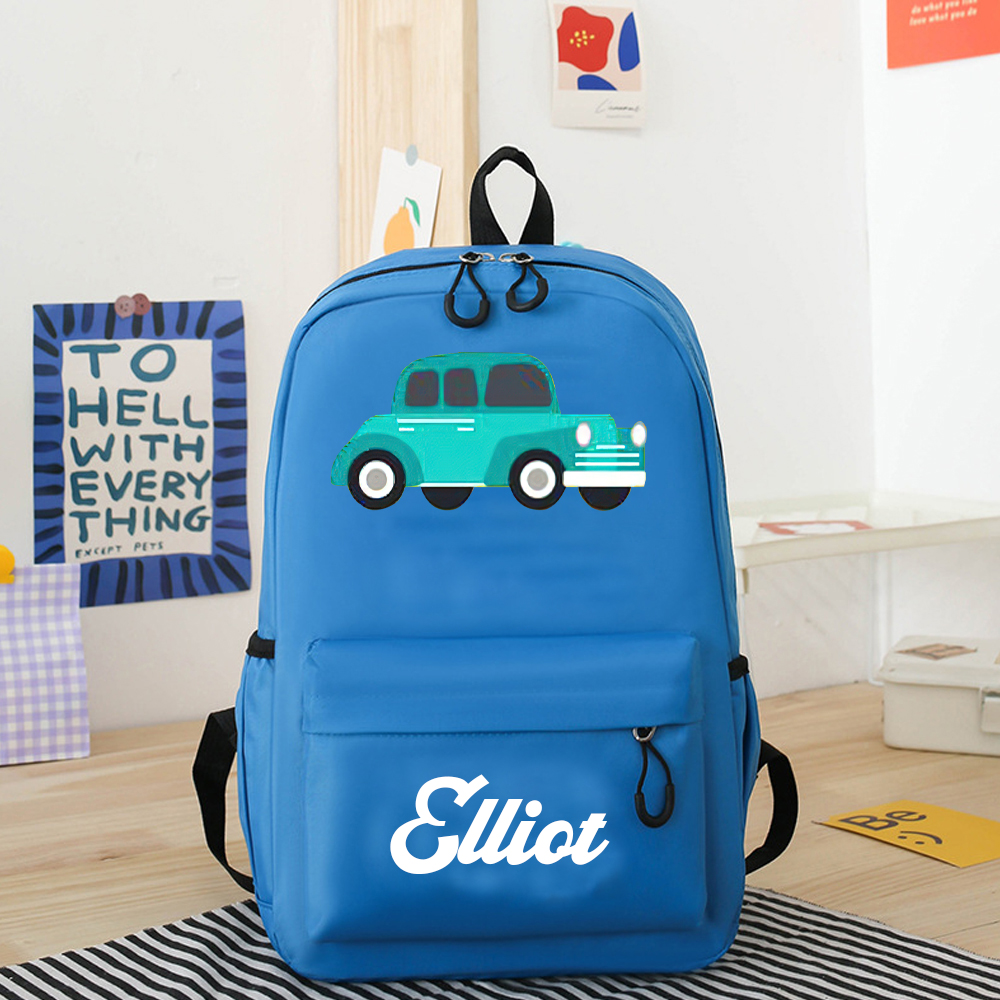 Personalized Color Truck Back to School Backpack