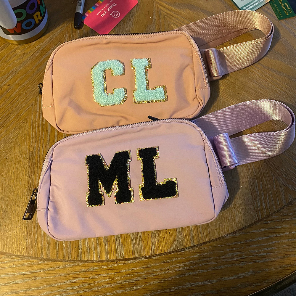Personalized Cute Chenille Patch Fanny Pack