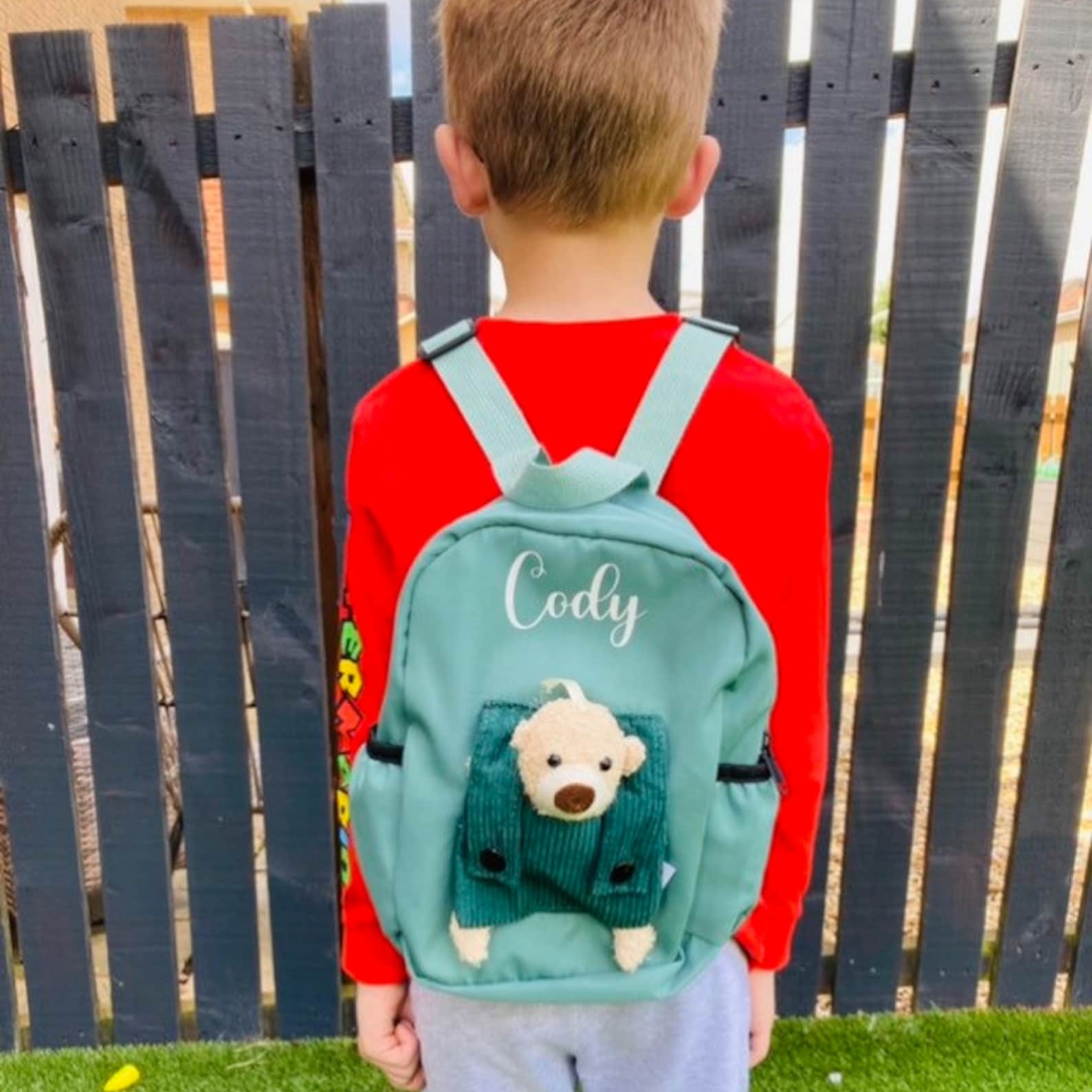 Personalized Bear Back to School Backpack