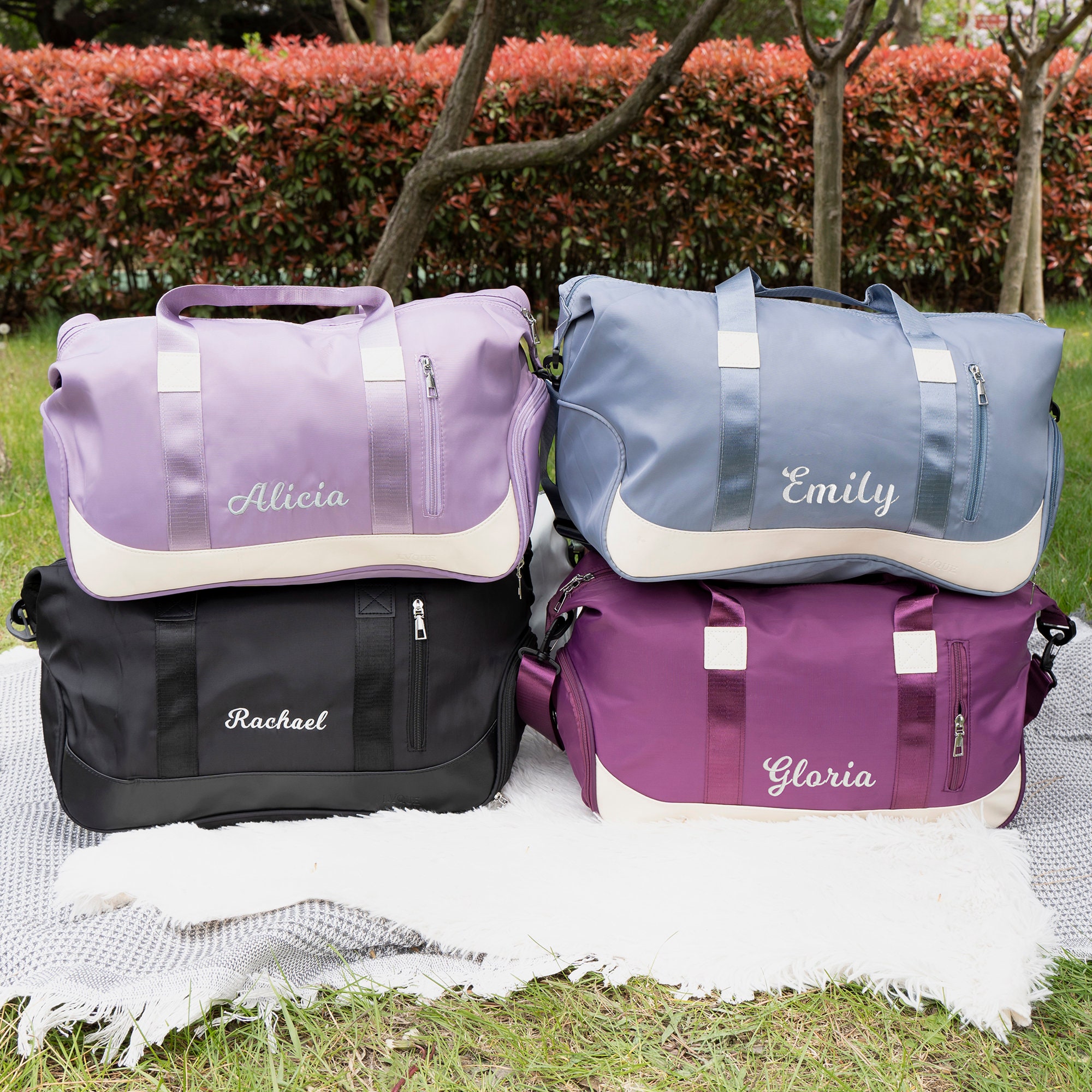 Personalized Embroidery Oxford Fabric Duffle Bag