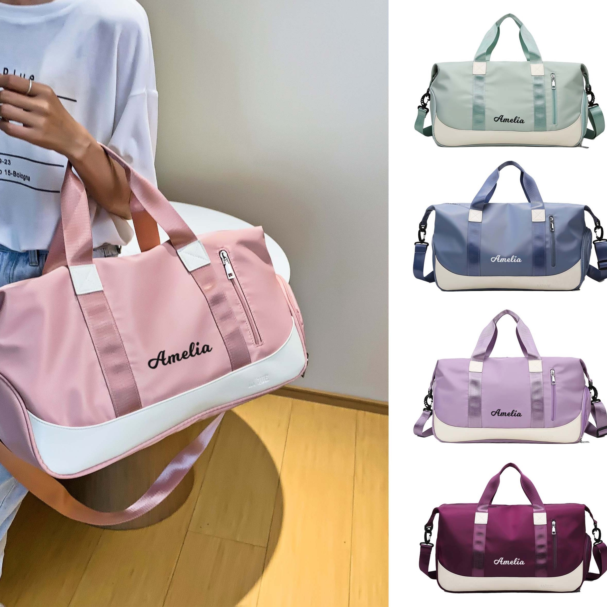 Personalized Embroidery Oxford Fabric Duffle Bag