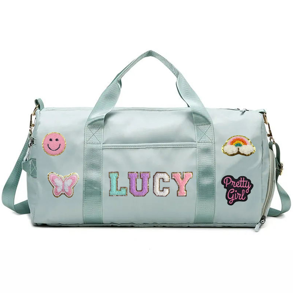 Personalized Patch Kids Color Duffle Bag