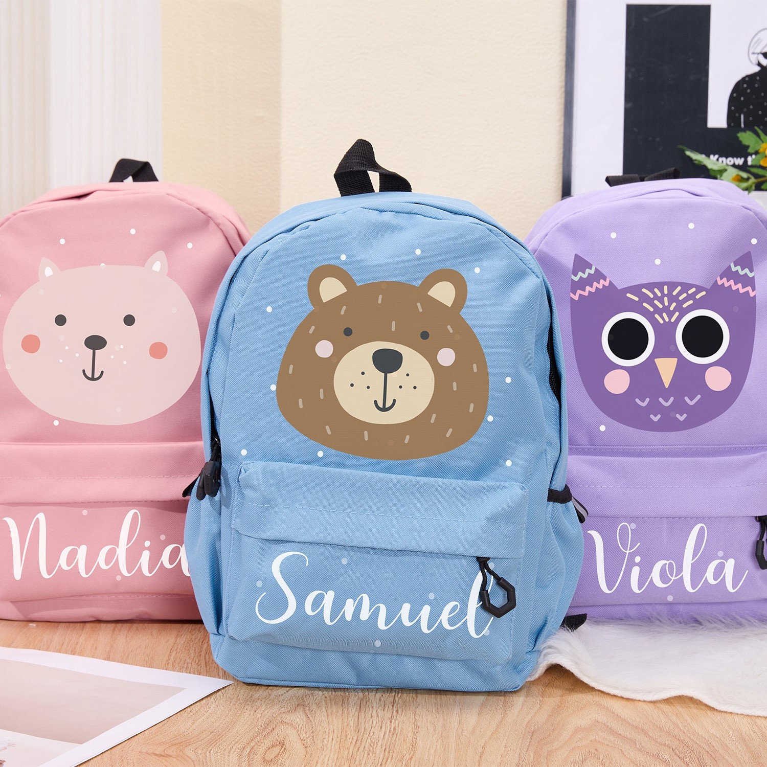 Personalized Color Cute Pattern Backpack