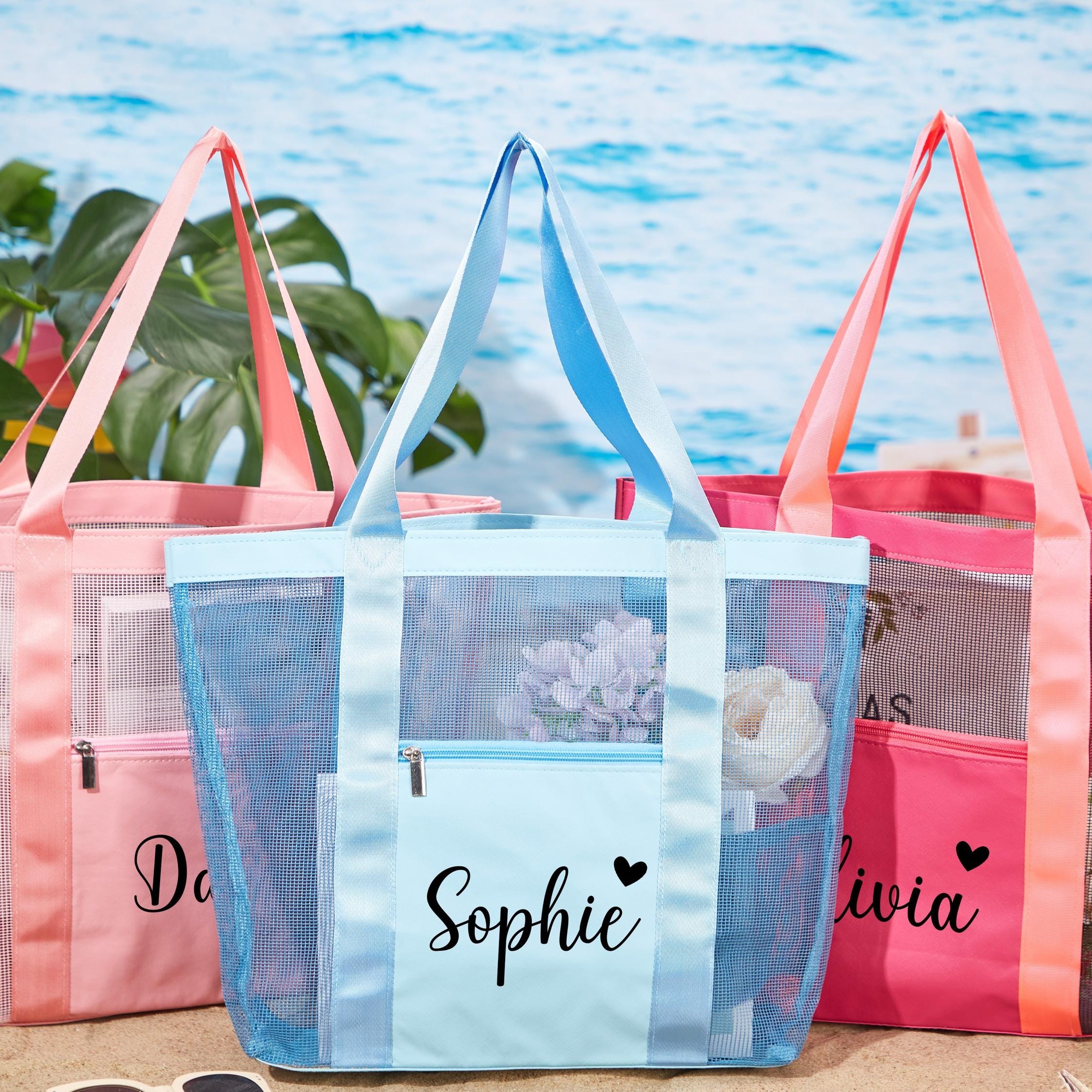 Personalized Weekend Beach Tote Bag
