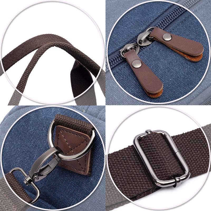 Personalized Embroidered Canvas Duffel Bag