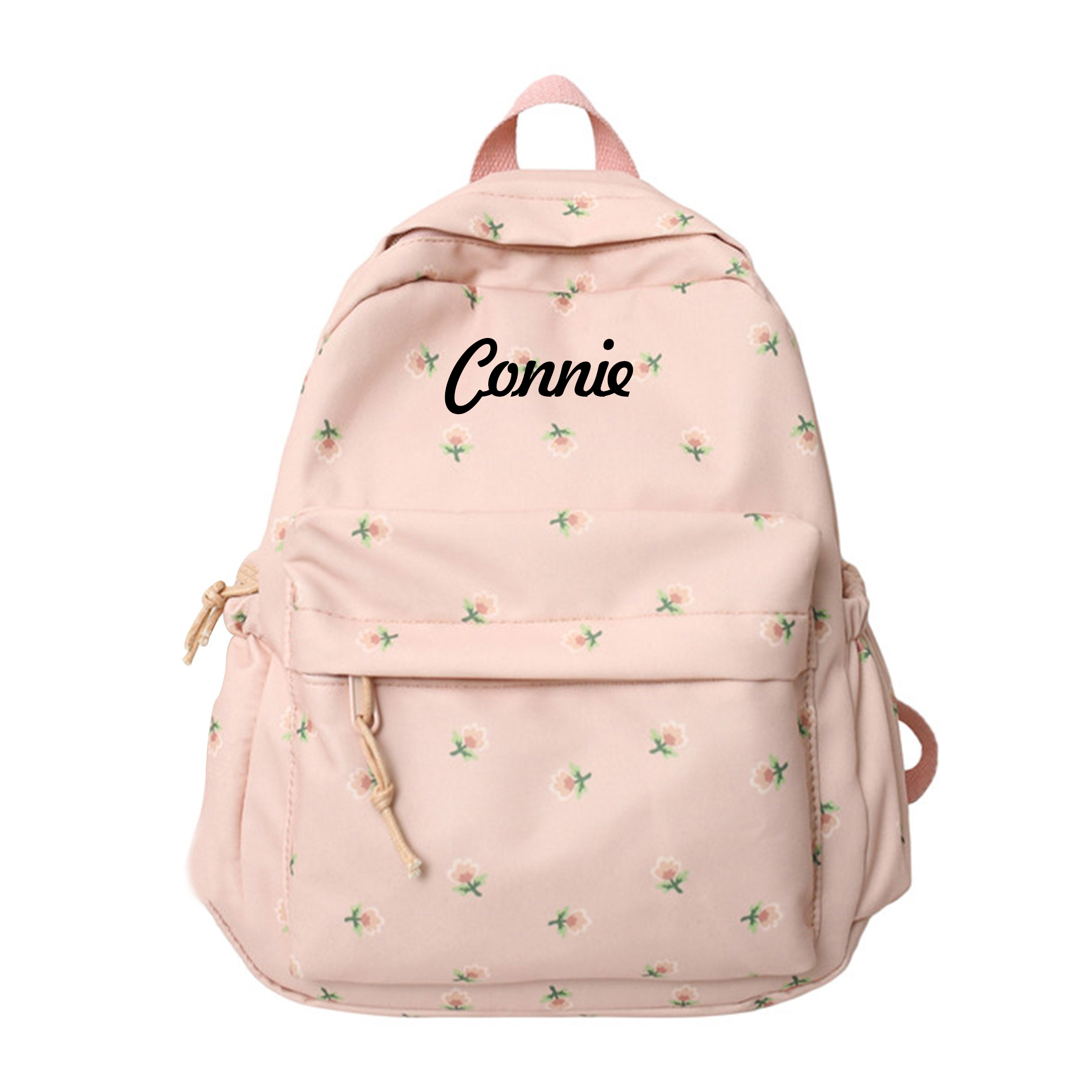 Personalized Embroidery Kid Floral Backpack