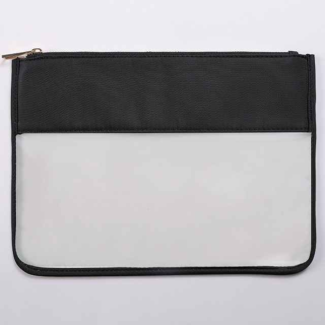 Personalized Chenille Patch Clear Pouch Cosmetic Bag