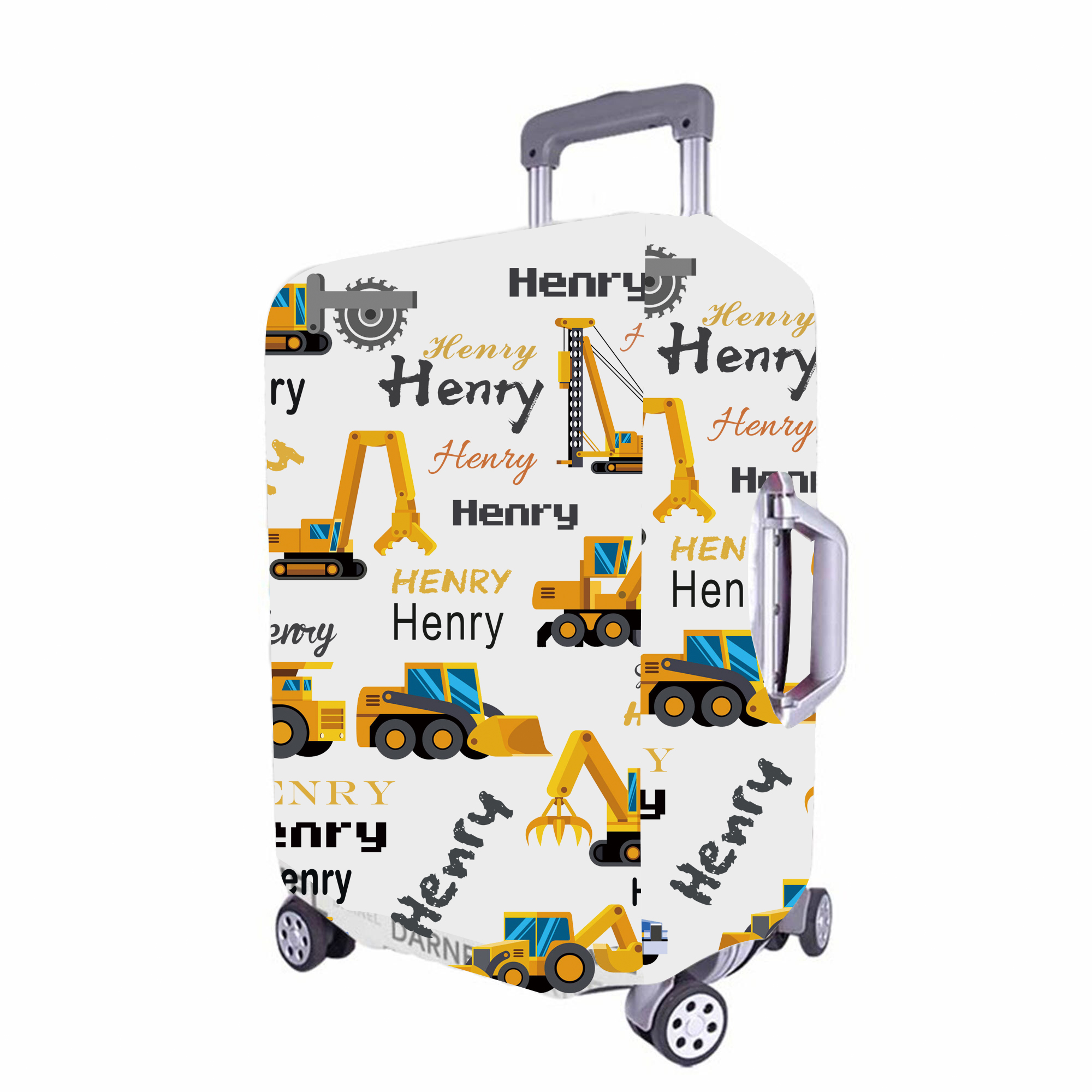 Personalized Truck High-elastic Suitcase Protector Luggage Cover