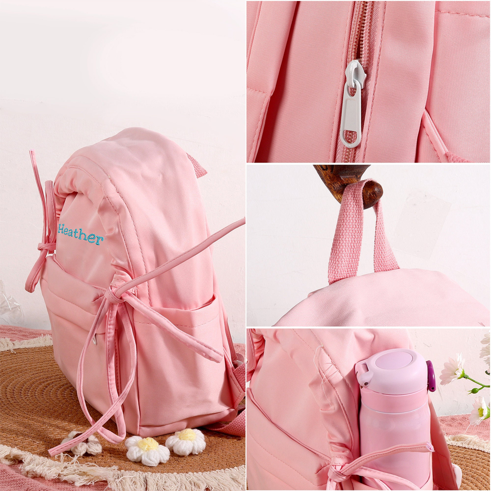 Personalized Embroidery Kids Color School Backpack