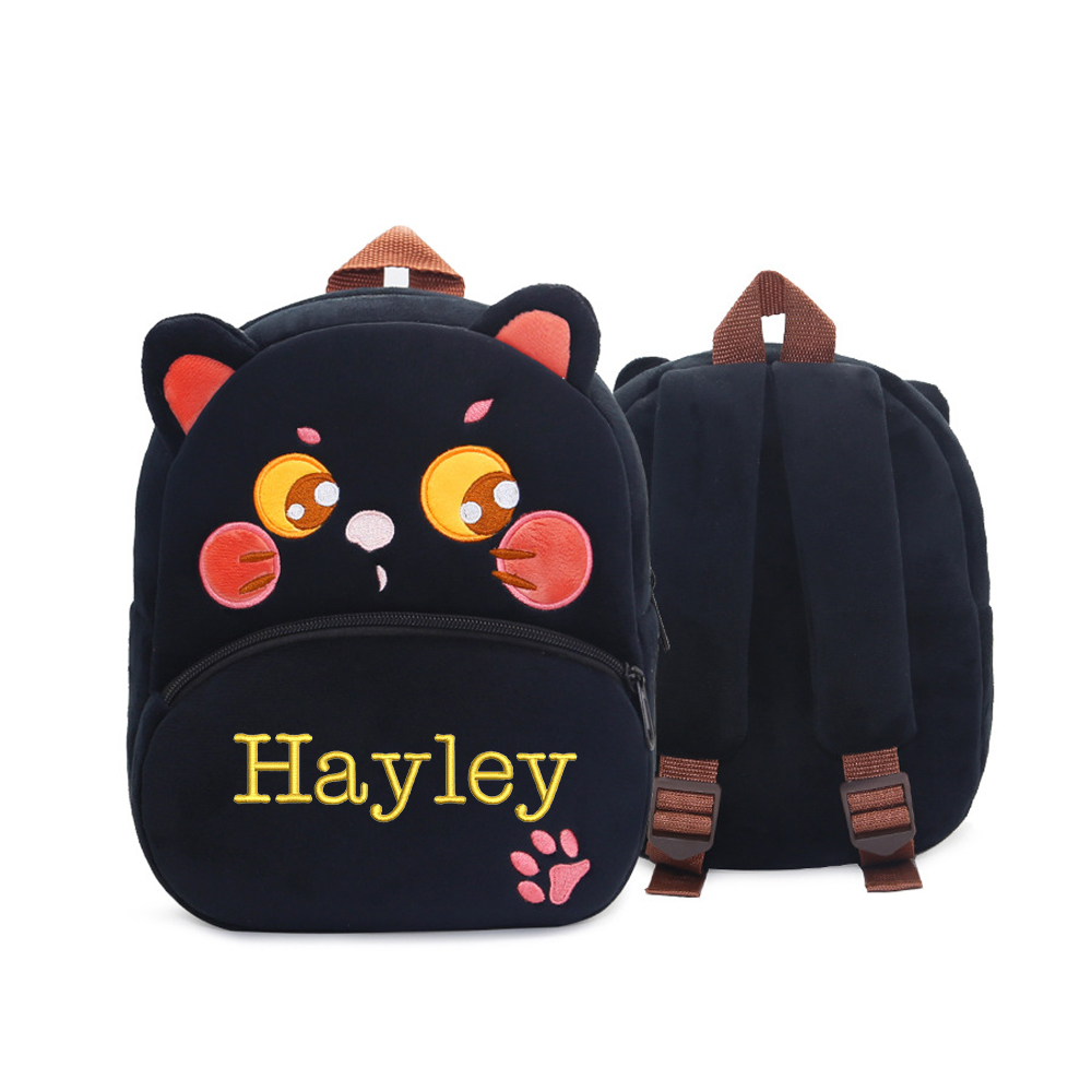 Personalized Embroidery Cartoon Animals Backpack