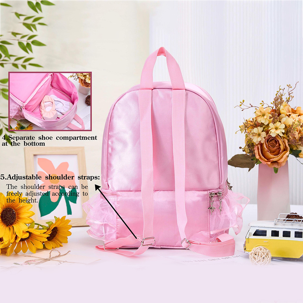 Personalized Kids Cute Ballet Dancer Backpack