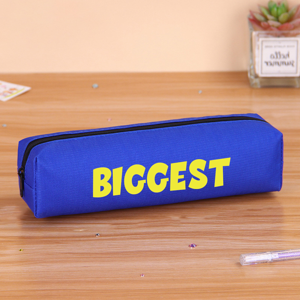 Personalized Colorful Canvas Pencil Bag