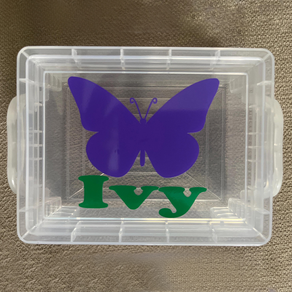 Personalized Kids Back to School Supplies Crayon Holder