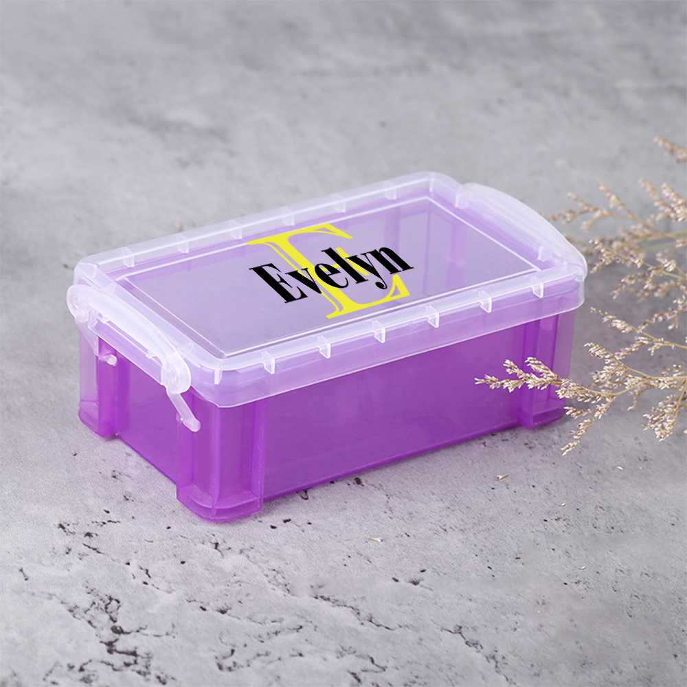 Personalized Kids Back to School Supplies Crayon Holder