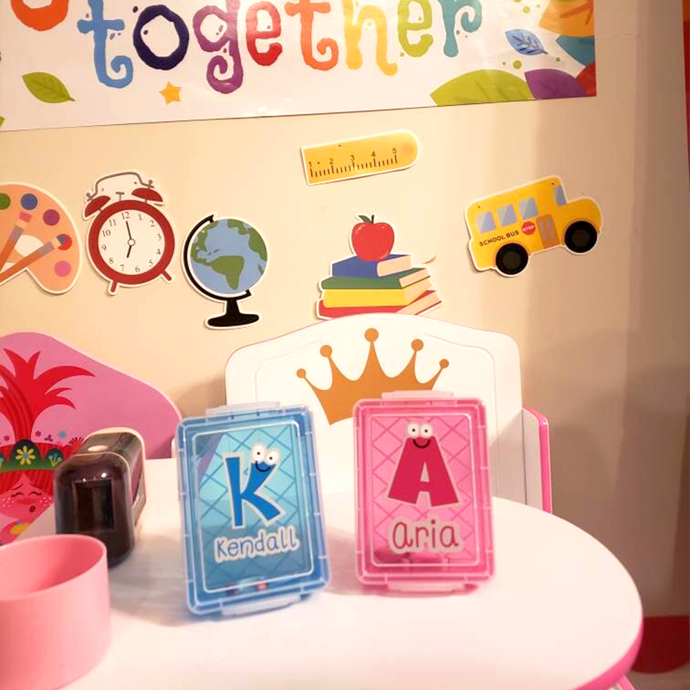 Personalized Original Lovely Monogram Crayon Box