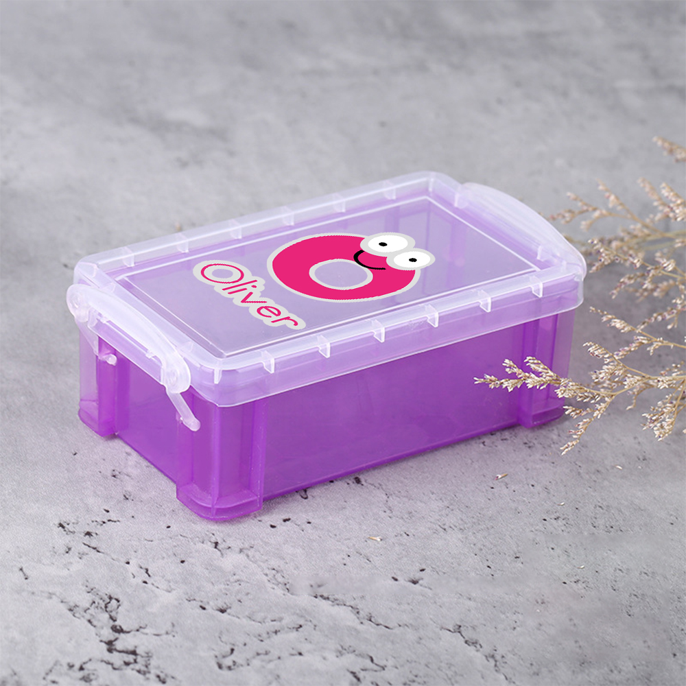 Personalized Original Lovely Monogram Crayon Box