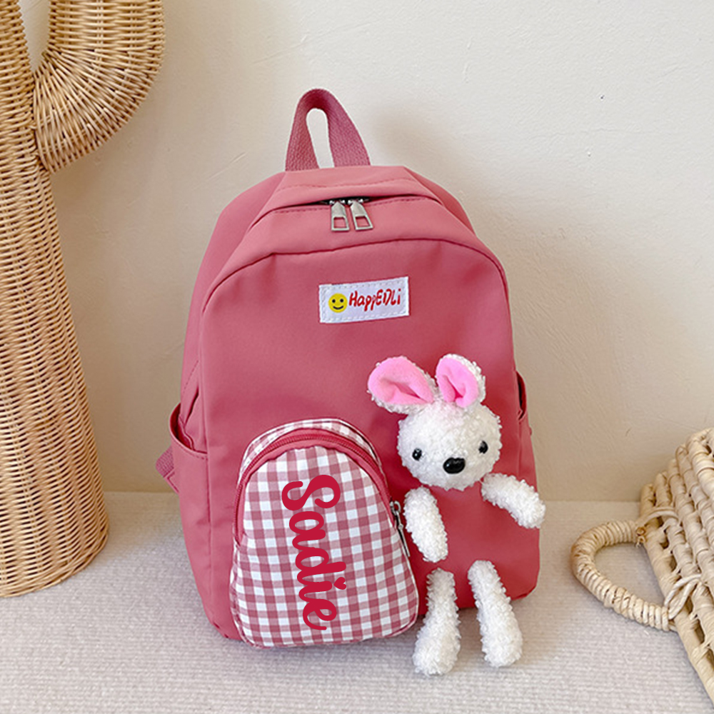 Personalized Kids Teddy Bear School Backpack