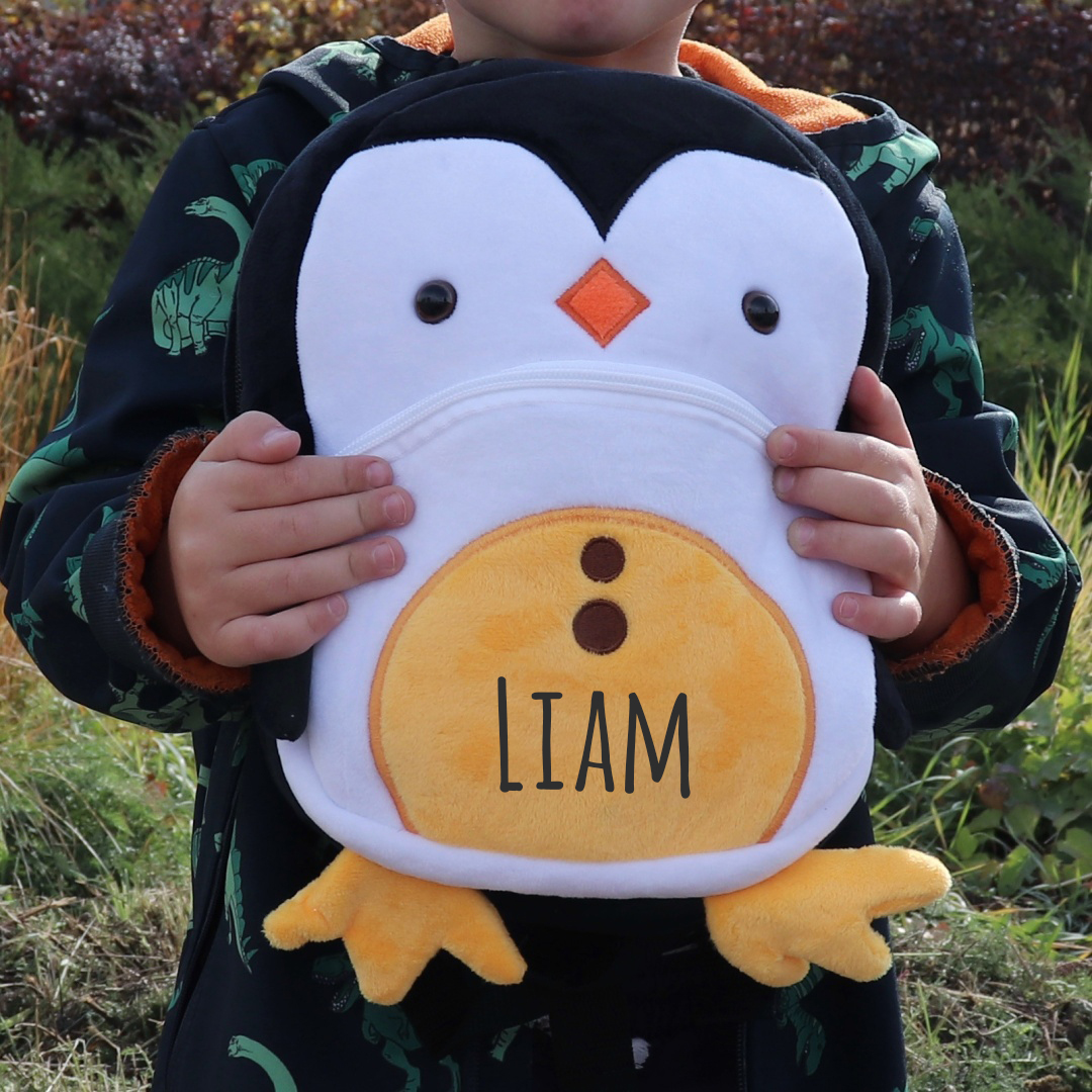 Personalized Cute Penguin Animals Toddler Backpack