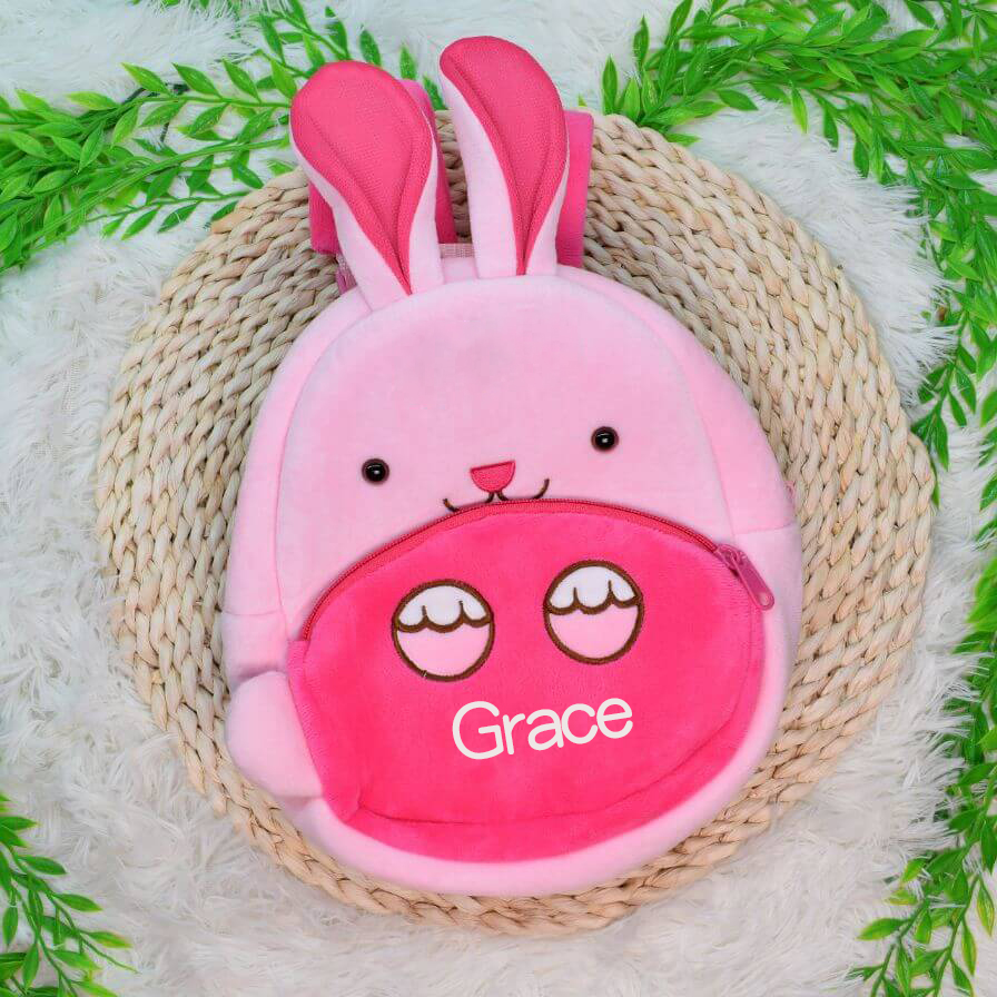 Personalized Cute Rabbit Animals Toddler Backpack