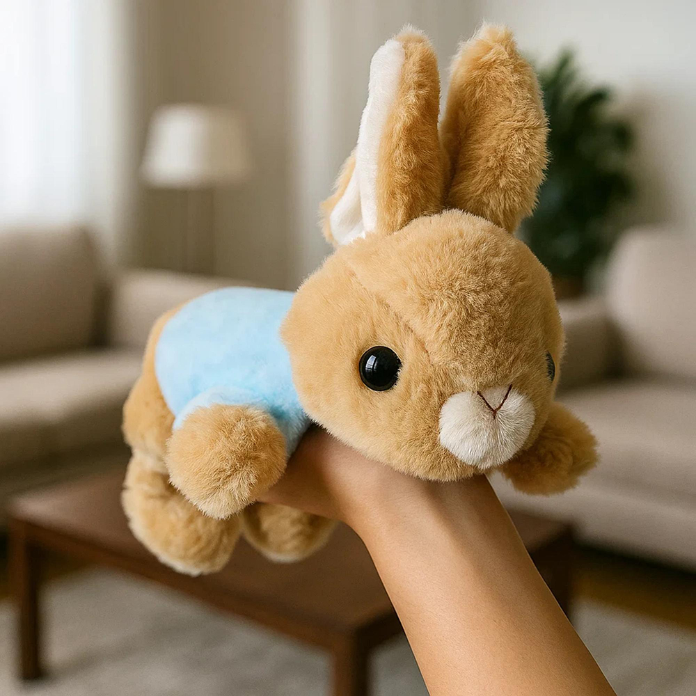Personalized Kids Plush Bunny Pencil Pouch