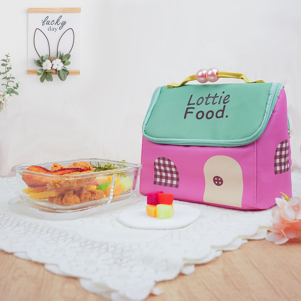 Personalized Cute House Shape Lunch Bag
