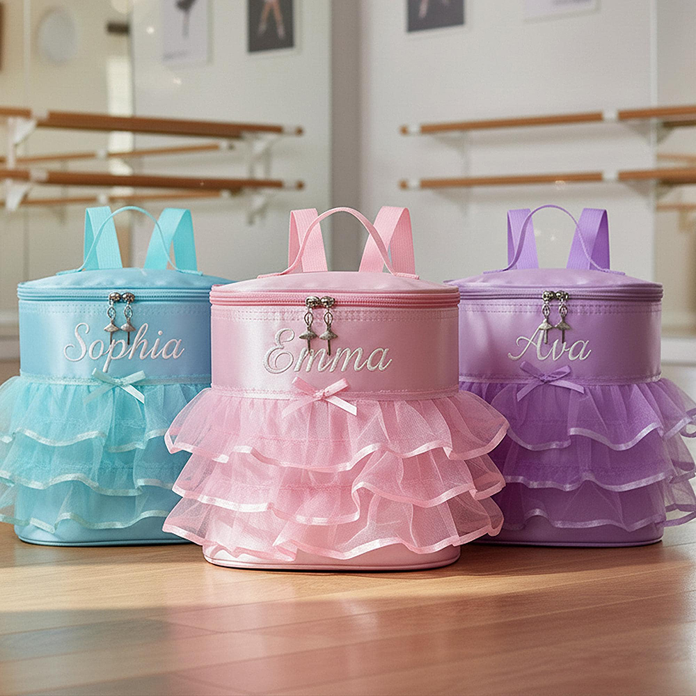 Personalized Kids Ballet Lace Dancer Backpack