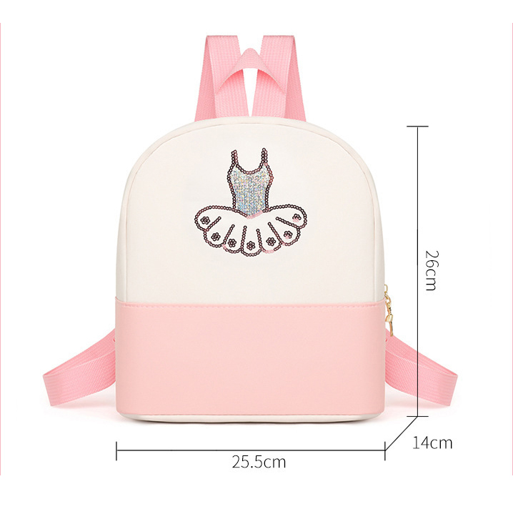 Personalized Kids Ballet Glitter Dancer Backpack