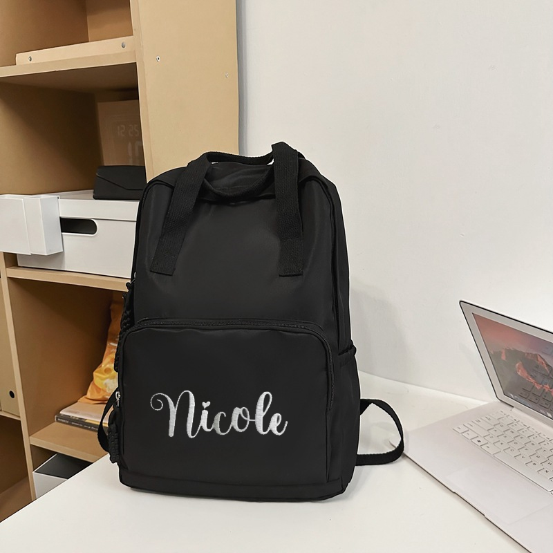 Personalized Embroidery Kid Oxford Fabric Backpack