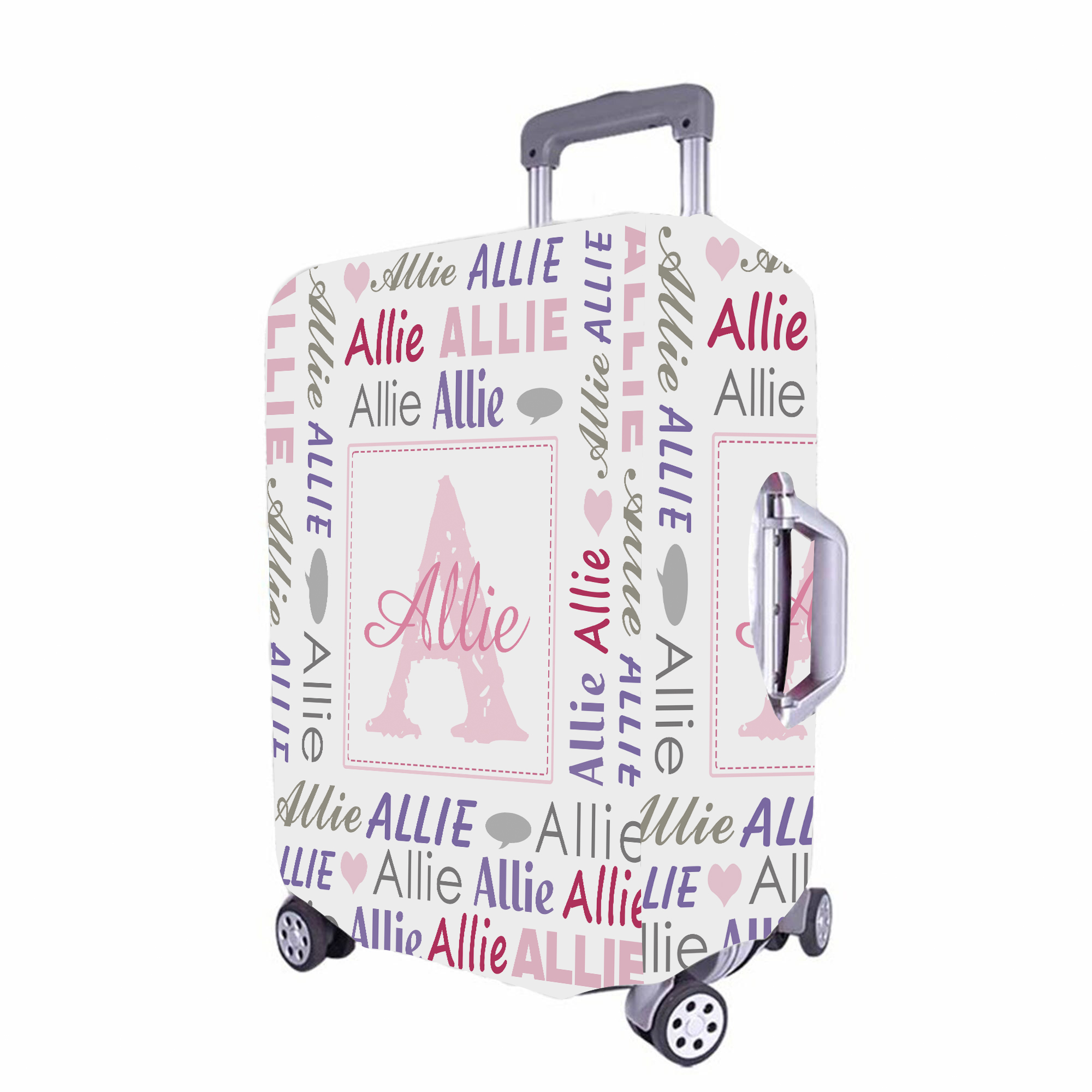 Personalized Monogram High-elastic Suitcase Protector Luggage Cover